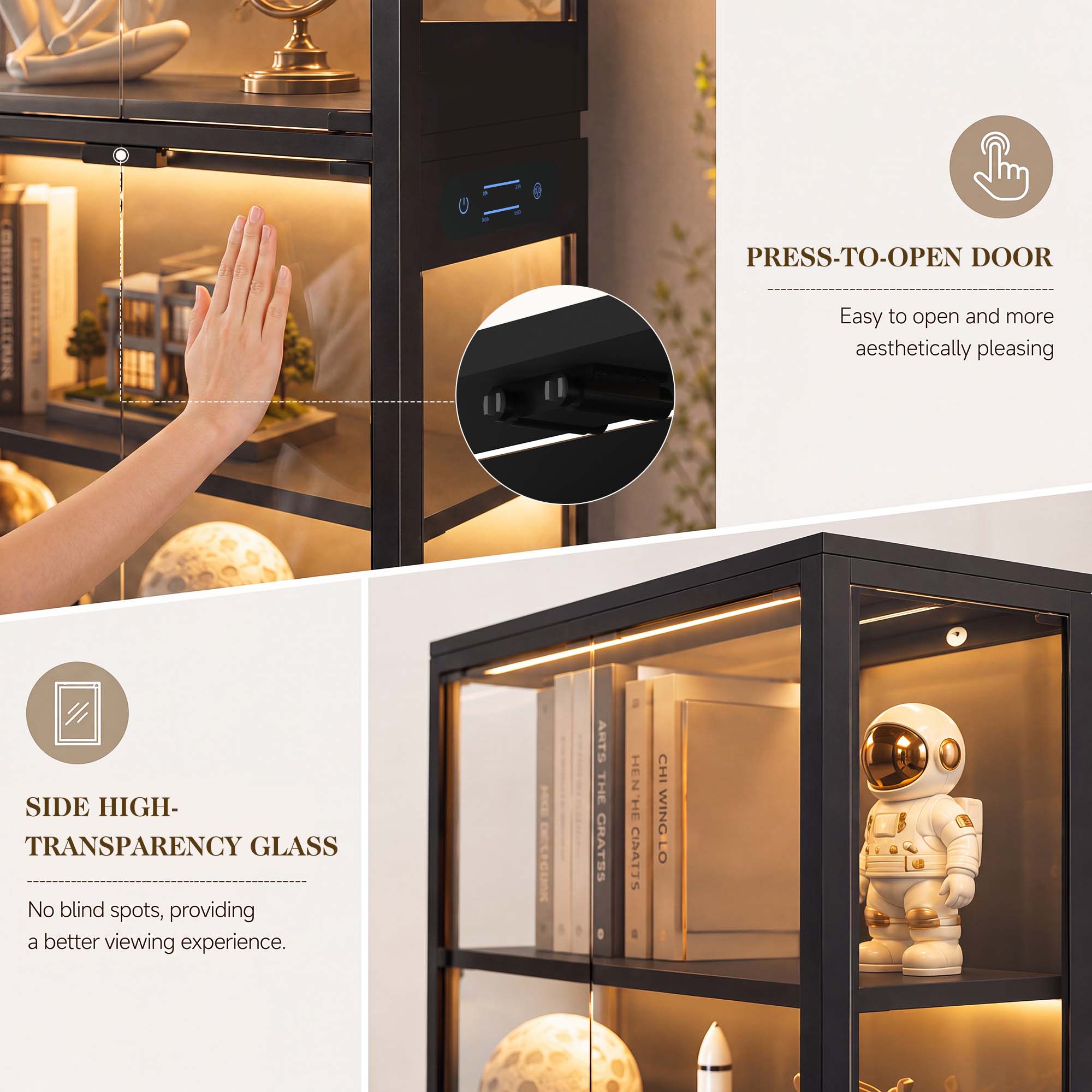 TCGBKAF 5‑Tier Display Cabinet - Office Furniture Home 评论和价格