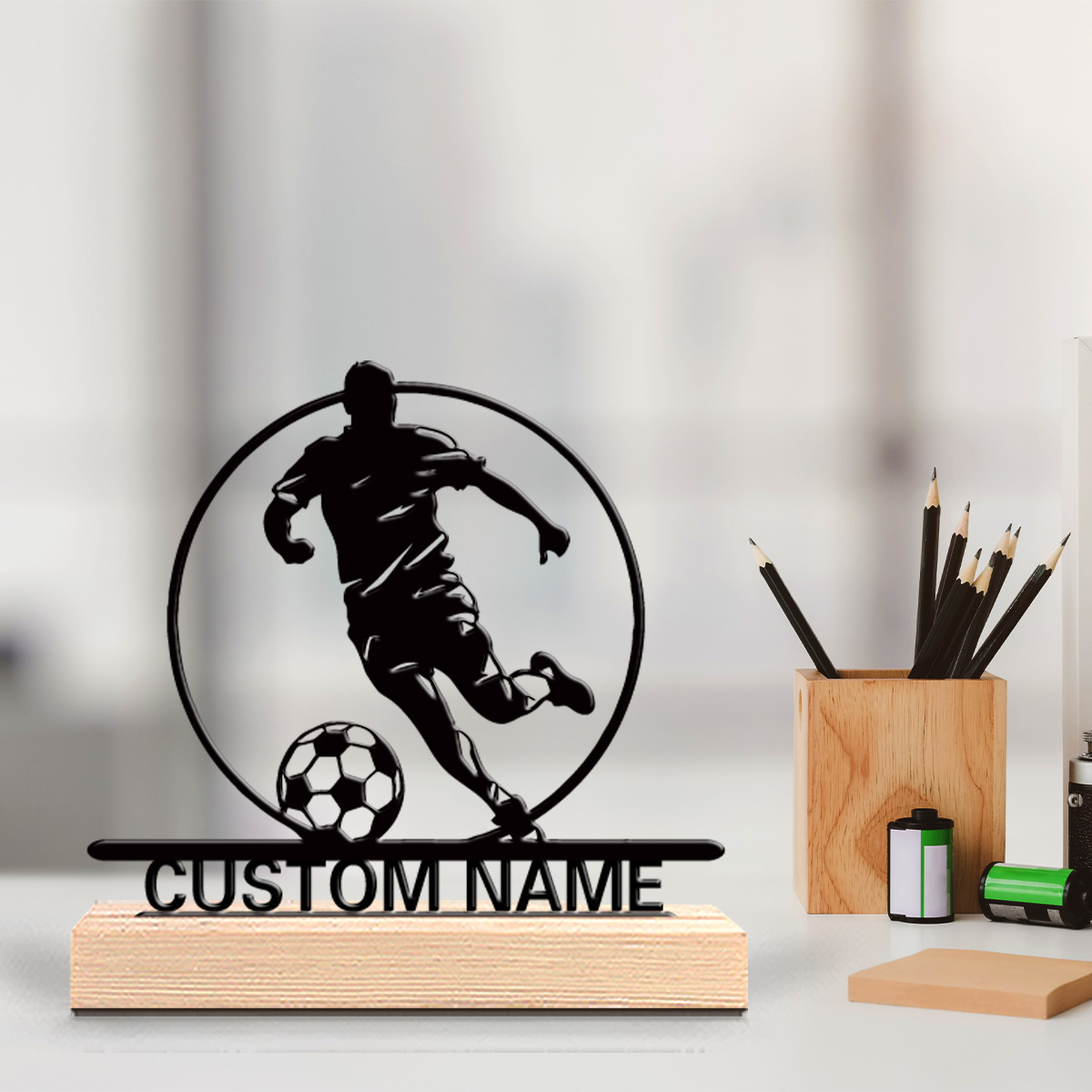 Custom Soccer Player Metal Sta - Office Furniture Brands 评论和价格