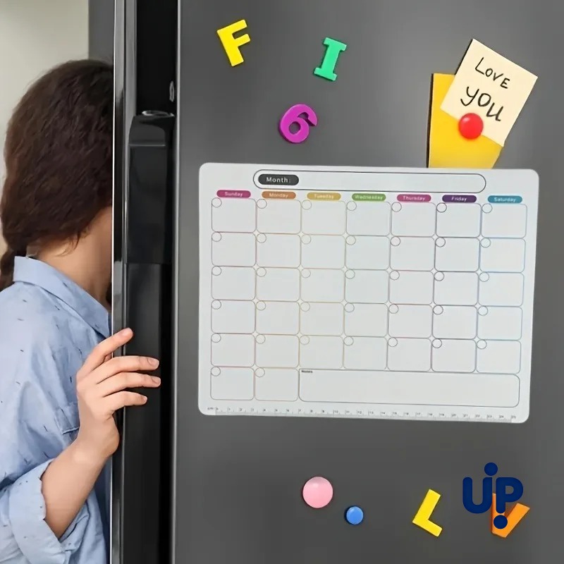A Refrigerator Magnet ,Monthly - Magnetic Whiteboard Calendar 评论和价格