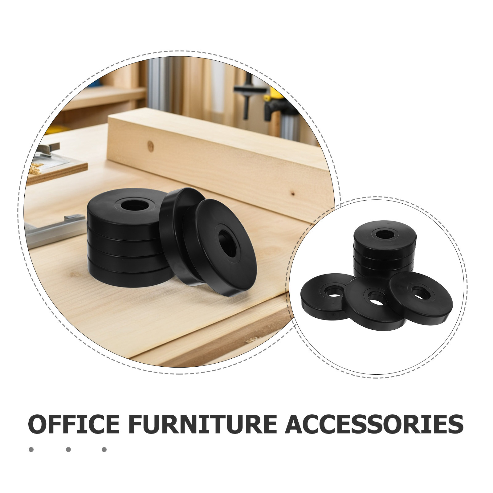 12Pcs Non Slip Round Caster Pa - Office Furniture Home 评论和价格