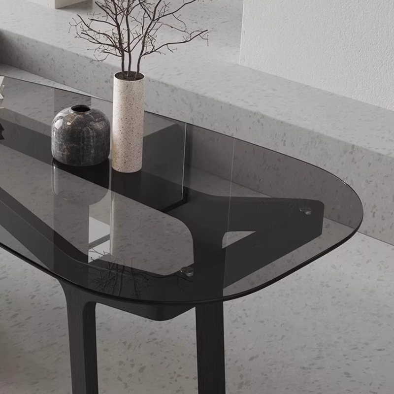 Italian Boss Curved Glass Offi - Office Furniture High End 评论和价格