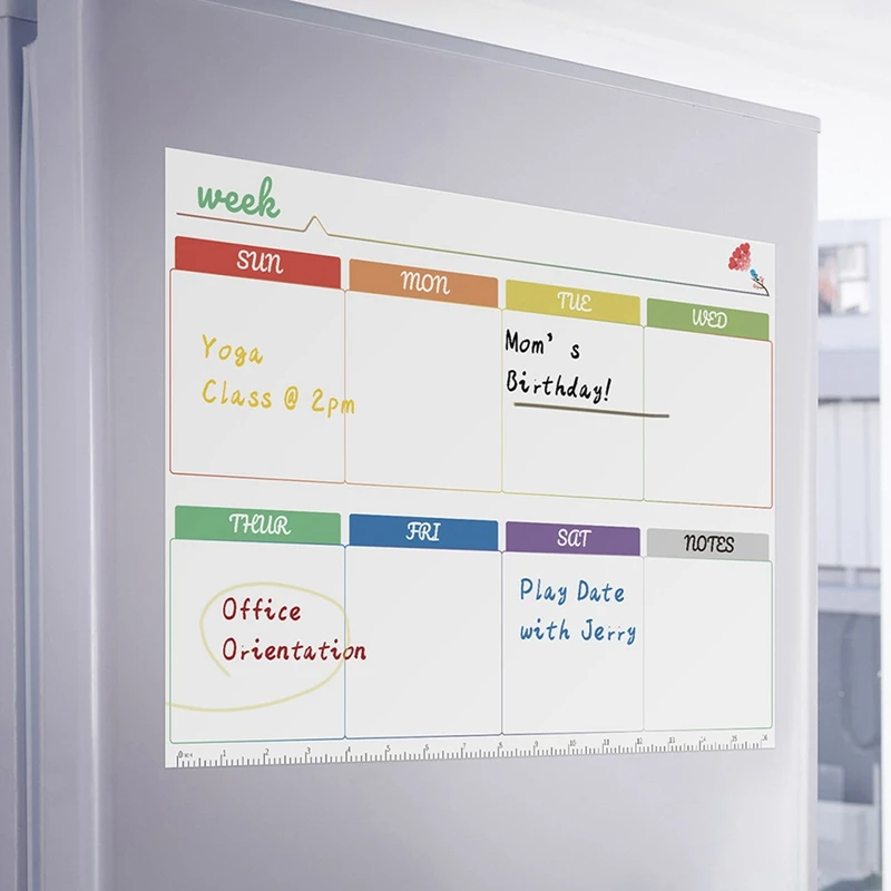 Daily Week Month Plan Magnetic - Magnetic Whiteboard Calendar 评论和价格